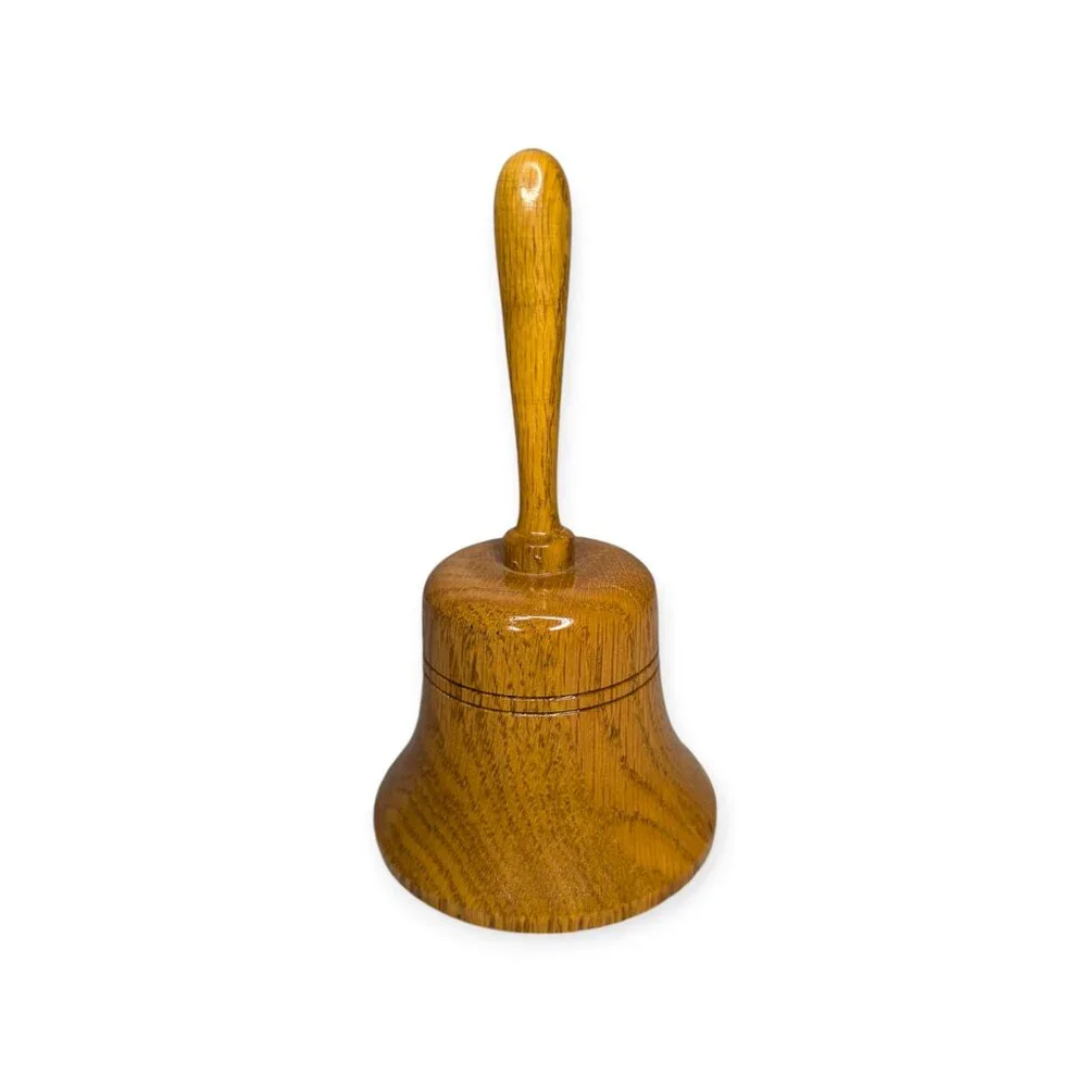 Vintage Wooden Bell Music Box 6